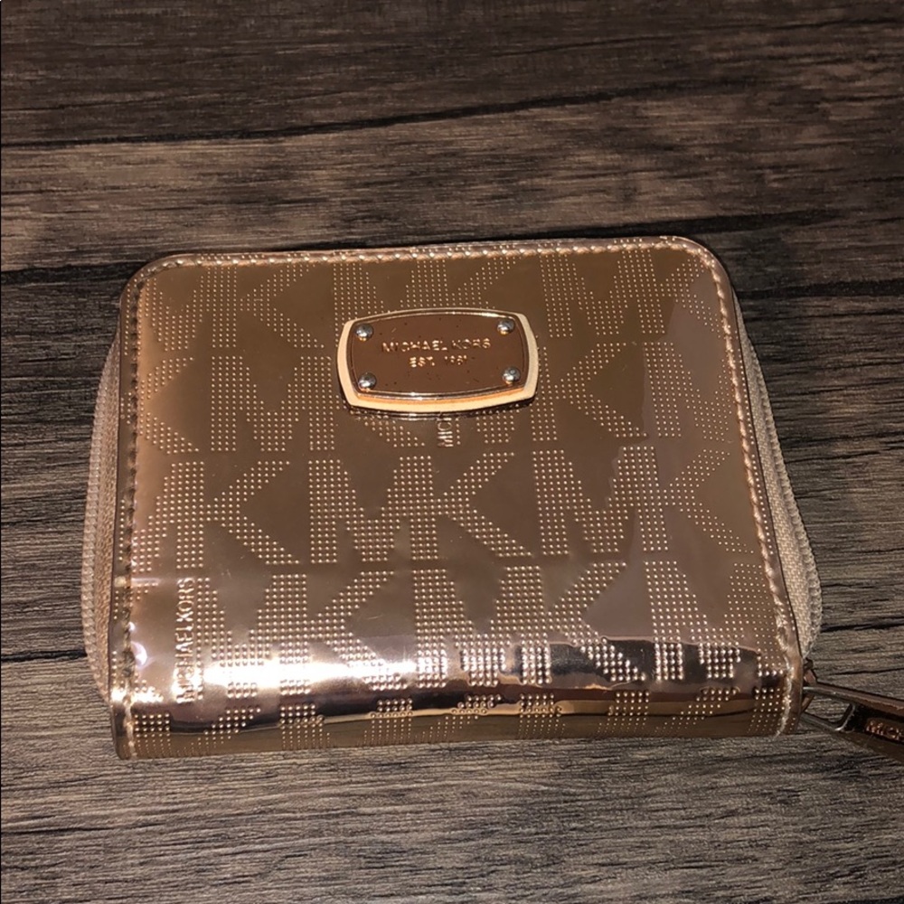 Michael Kors Wallet Rose Gold